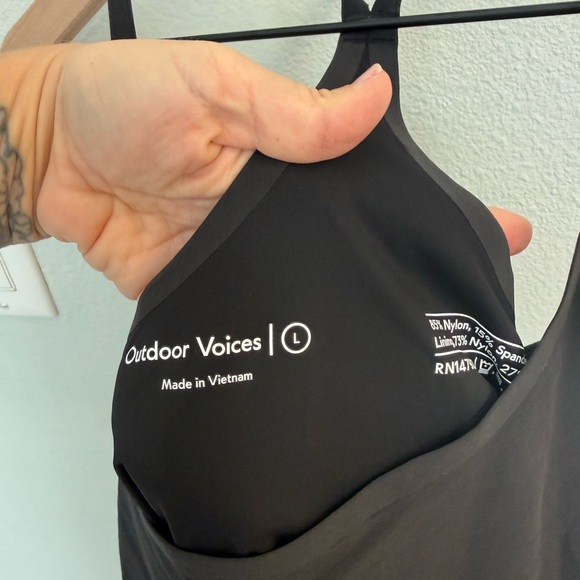 Outdoor Voices Black Spaghetti Strap Top - Picture 5 of 9